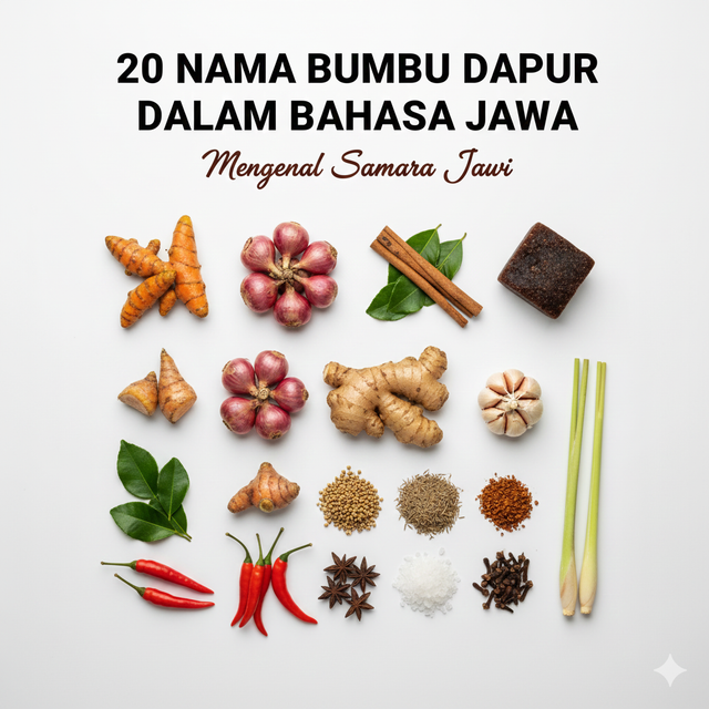 Dokumen Pribadi: Ilustrasi Bumbu-Bumbu