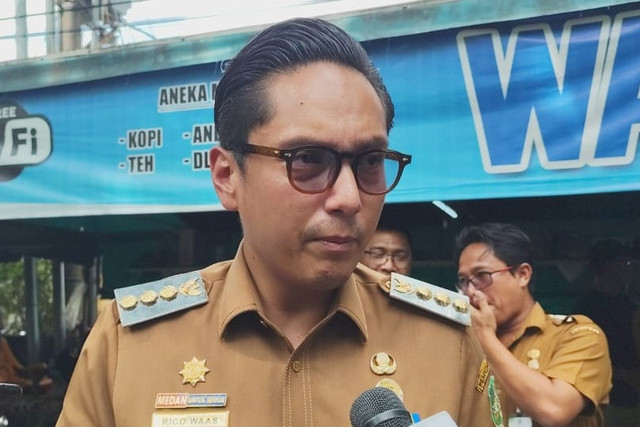 Wali Kota Medan Rico Waas saat ditemui di Medan, Senin (8/12/2025). Foto: Amar Marpaung/kumparan
