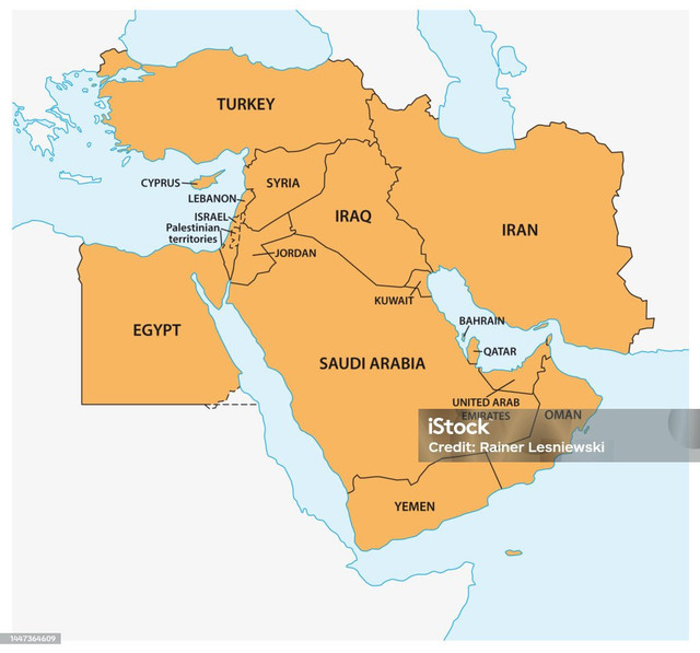 Sumber: https://www.istockphoto.com/id/vektor/peta-vektor-wilayah-geopolitik-timur-tengah-gm1447364609-485198216?utm_source=pixabay&utm_medium=affiliate&utm_campaign=sponsored_vector&utm_content=srp_topbanner_media&utm_term=middle+east