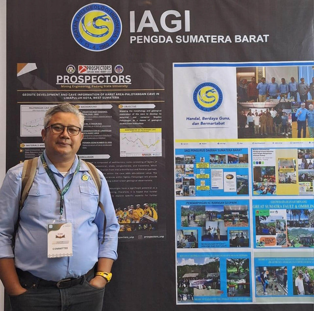Ketua Ikatan Ahli Geologi Indonesia (IAGI) Sumbar, Dian Hadiyansyah. Foto: Dok. Pribadi