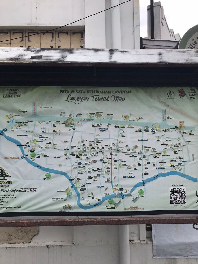 Peta Wisata Kampung Batik Laweyan (Alexa Amanda)