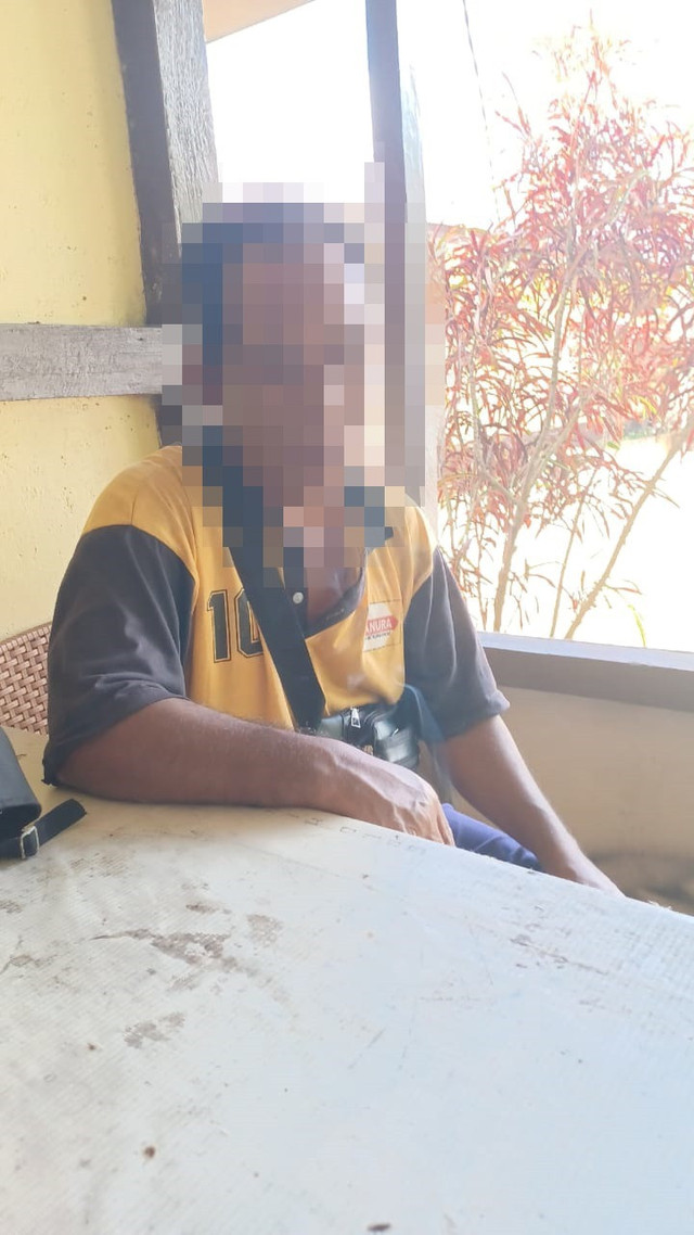 Pelaku berinisial PJ (53) telah diamankan. Foto: Dok. Polsek Tumbang Titi