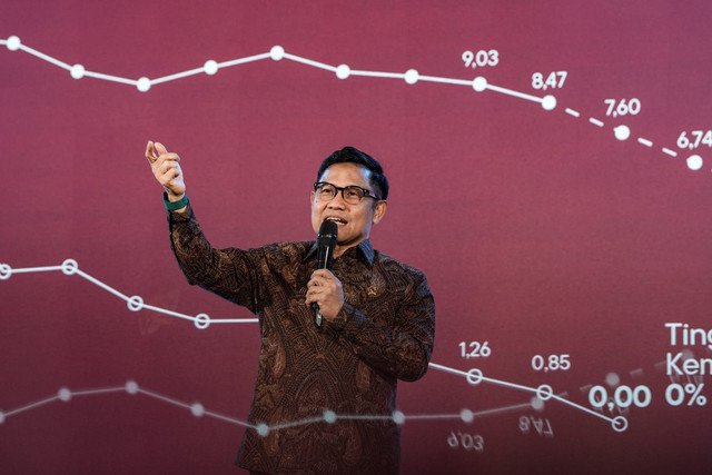 Menko Pemberdayaan Masyarakat Muhaimin Iskandar menyampaikan capaian indeks integritas tertinggi versi SPI KPK 2025. Foto: Kemenko PM