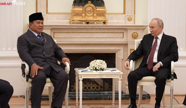 Presiden Prabowo bertemu dengan Presiden Putin di Moskow pada Rabu, 10 Desember 2025 Foto: Dok. YouTube Setpres