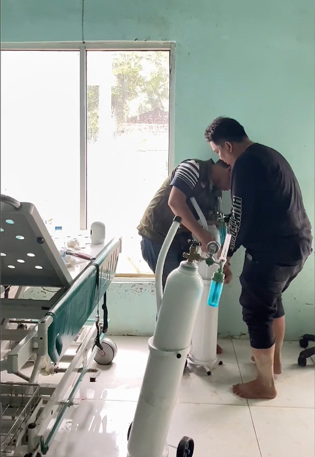 RSUD Aceh Tamiang selesai dibersihkan, sudah mulai beroperasi kembali. Foto: Dok Bakom RI