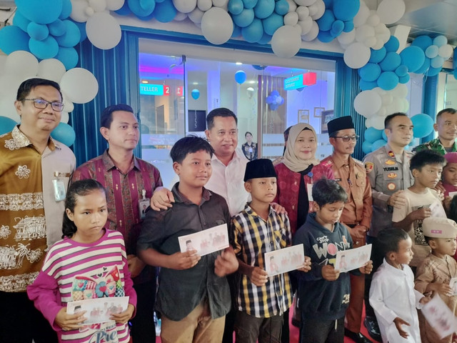 Peresmian Kantor Kas Pulau Rimau Cabang Pangkalan Balai di lokasi baru Desa Teluk Betung, Kecamatan Pulau Rimau, Kabupaten Banyuasin/ist. 