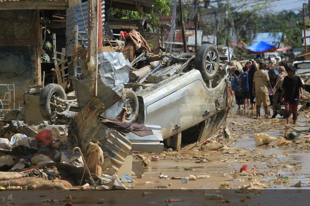 Dampak kerusakan banjir bandang di kawasan Aceh Tamiang (Sumber: Kumparan)