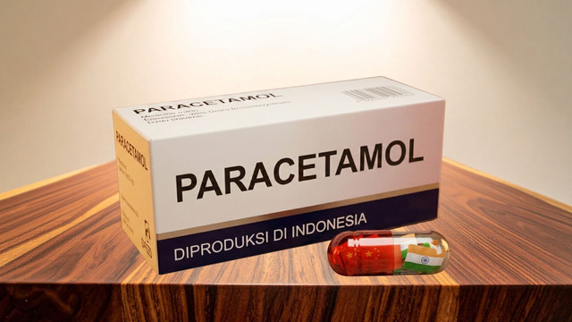 Ilustrasi obat paracetamol. Karya: Revanda Alfathir Setiawan