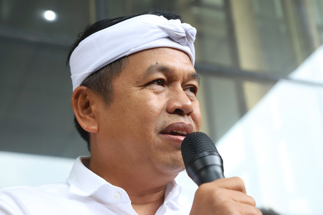 Gubernur Jawa Barat Dedi Mulyadi usai audiensi di Gedung Merah Putih KPK, Jakarta Selatan, Kamis (11/12/2025). Foto: Iqbal Firdaus/kumparan