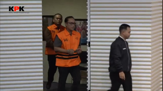 Ardito Wijaya, Bupati Lampung Tengah yang di OTT KPK. | Foto: Tangkap layar KPK