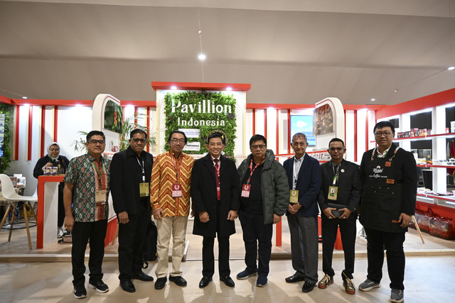 KBRI Rabat bekerja sama dengan Bank Indonesia, berpartisipasi dalam Marrakech International Coffee and Tea Festival 2025 di Mossalla Sidi Amara, Marrakech.  Foto: Dok. KBRI Rabat 