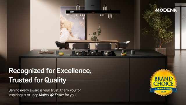 MODENA Built-in Gas Hob menjadi rekomendasi kompor gas terbaik untuk kegiatan memasak keluarga di rumah. Foto: Dok. MODENA 