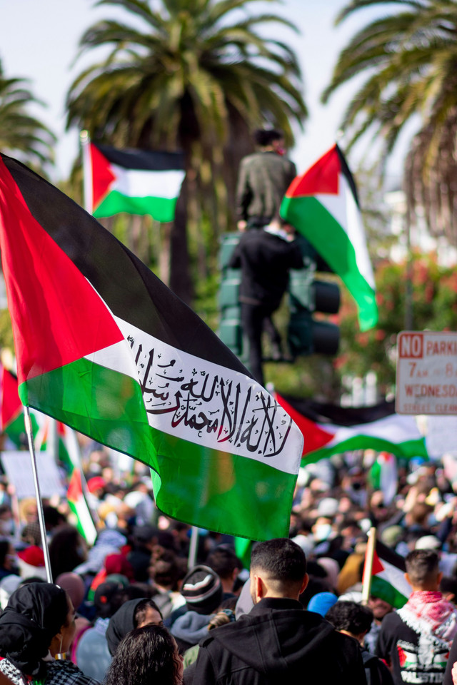 Foto Gerakan Solidaritas Masyarakat atas Palestina. Sumber : Unsplash.com