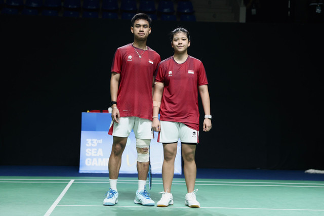 Jafar Hidayatullah/Felisha Pasaribu beraksi di SEA Games 2025 Thailand. Foto: PBSI