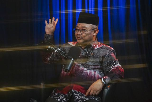 Menteri Pendidikan Dasar dan Menengah (Mendikdasmen) Abdul Mu'ti. Foto: Ika Maryani/ANTARA FOTO