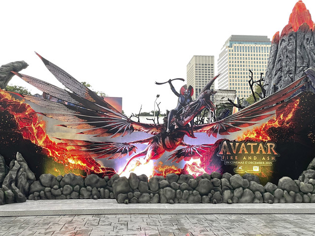The Avatar: Fire and Ash Experience di The Space, Senayan City, Jakarta. Foto: Salsha Okta Fairuz/kumparan