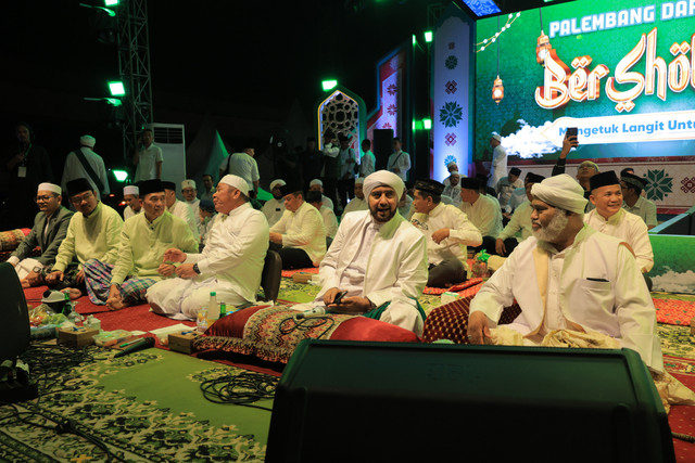 Acara keagamaan Palembang Darussalam Bersholawat pada Jumat, 12 Desember 2025/ist. 