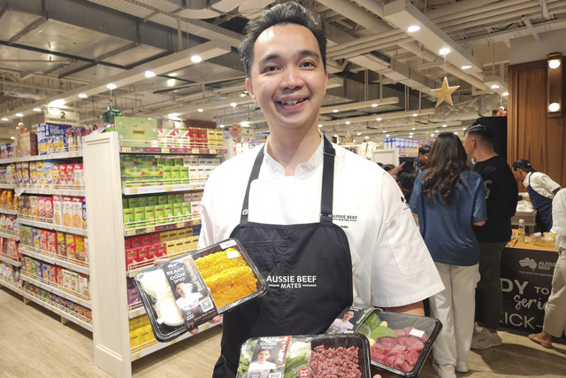 Peluncuran Ready to Cook Series menu siap masak hasil kolaborasi Meat & Livestock Australia dan Ranch Market. Foto: Ela Nurlaela/kumparan