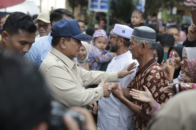 Sambutan warga Takengon dan Bener Meriah untuk Prabowo. Foto: Dok. Bakom RI