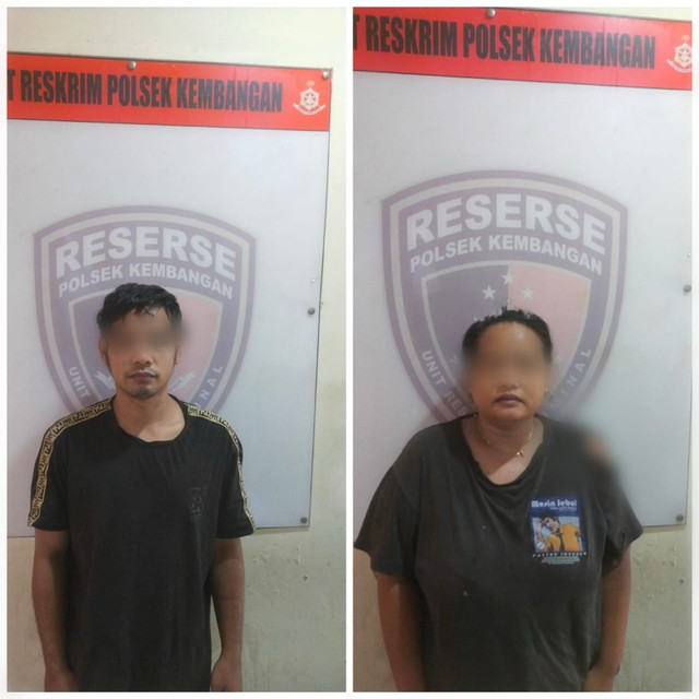 Pasutri yang gasak uang pedagang bakso dengan modus pura-pura borong. Foto: Dok. Istimewa