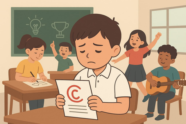 Ilustrasi anak berbakat. Foto: AI Generate.