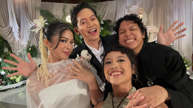 Tristan Juliano menikah dengan Narrel Amara. Foto: Instagram @wordfangs