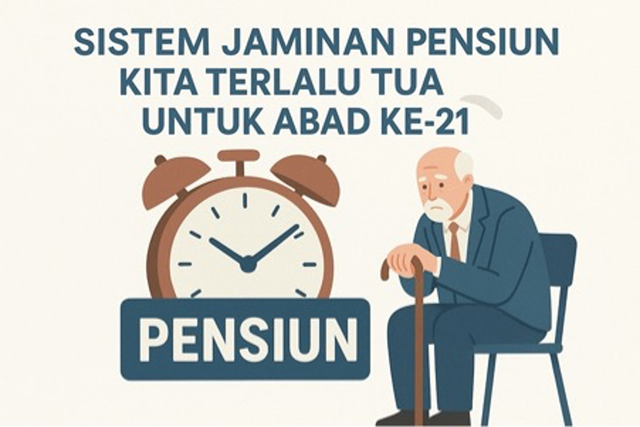 Sistem Jaminan Pensiun ASN Terlalu Tua Untuk Abad Ke-21. Ilustrasi: AI Generated/Dok. Pribadi.