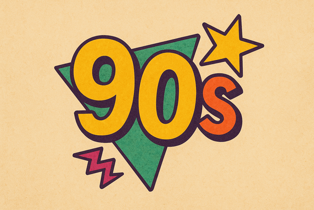 Generasi 90an memancarkan warna ceria. (Sumber: ChatGPT)