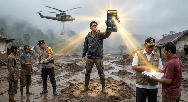 Pemulihan ekonomi paska bencana membutuhkan solidaritas semua pihak, diinisiasi oleh influencer. Ilustrasi: Freepik