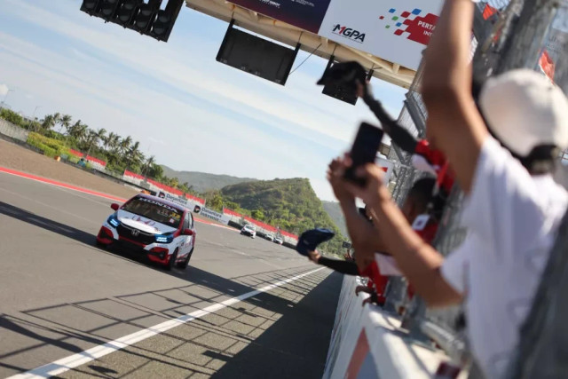 Honda Racing Indonesia di Mandalika Festival of Speed (MFoS) 2025 di Sirkuit Mandalika, Lombok, Minggu (14/12/2025). Foto: Dok. Honda Prospect Motor