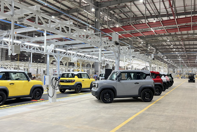 VinFast resmikan fasilitas produksi mobil listrik di Subang Jawa Barat, Senin (15/12/2025). Foto: Laras Kiranasari/kumparan