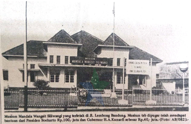 Gedung Museum Mandala Wangsit Siliwangi tahun 1979 (Foto: Dok. Perpustakaan Nasional)