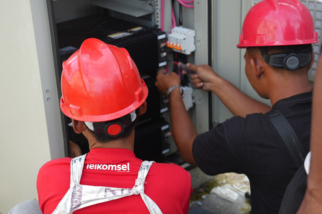 Telkomsel terus melakukan percepatan pemulihan jaringan telekomunikasi di wilayah Tapanuli, Sumatera Utara, pascabencana. Foto: Telkomsel