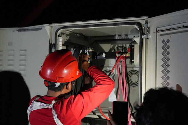 Telkomsel terus melakukan percepatan pemulihan jaringan telekomunikasi di wilayah Tapanuli, Sumatera Utara, pascabencana. Foto: Telkomsel