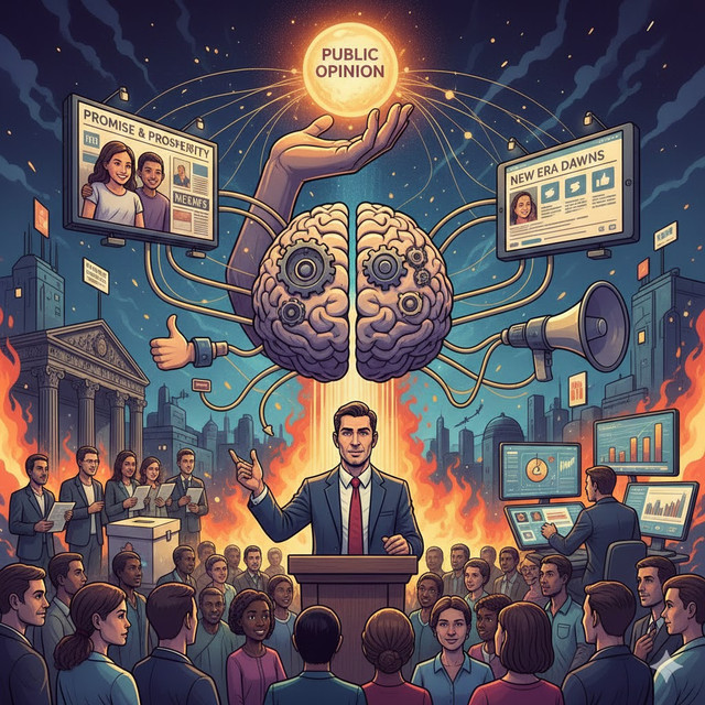 Ilustrasi politik Indonesia. Source: Gemini