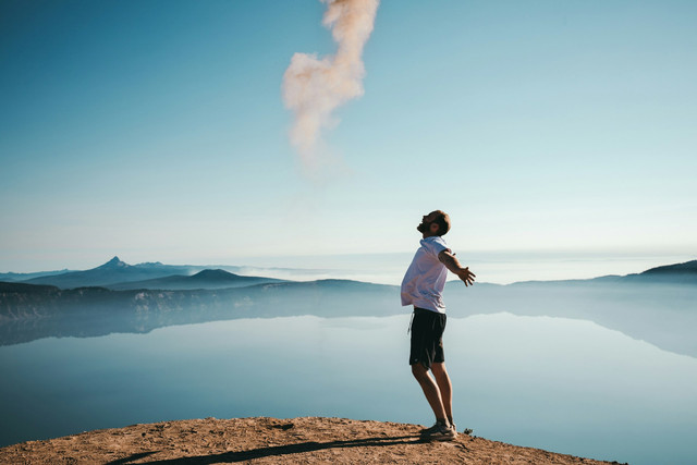 Ilustrasi kata semangat untuk seseorang. Foto: Unsplash