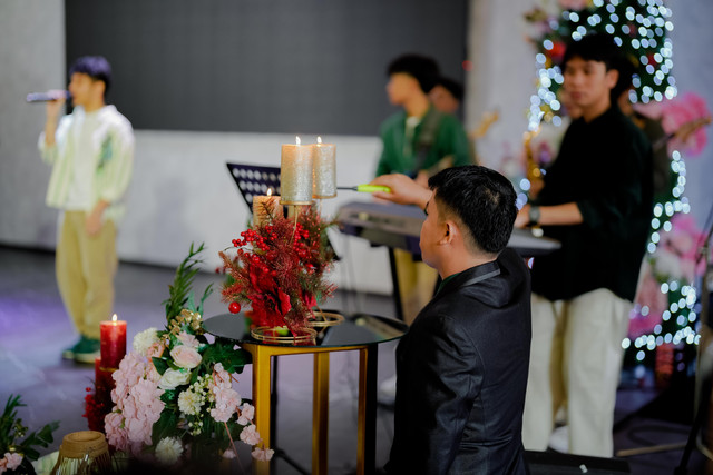 Perayaan Natal SMA Darma Yudha,Pekanbaru, Jumat (12/12/2025) Foto: Dokumentasi Pribadi.