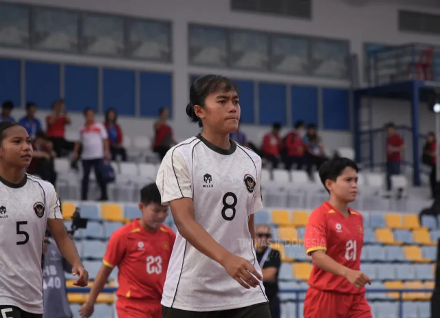 Reva Octaviani, pemain Timnas Wanita Indonesia. Foto: PSSI