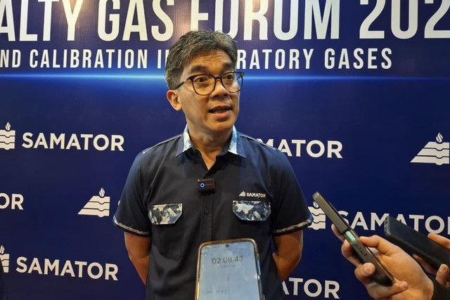 Wakil Direktur Utama PT Samator Indo Gas Tbk, Sigit Purwanto. Foto: Dok. PT Samator Indo Gas