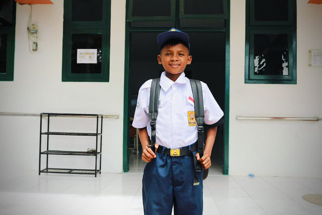 Siswa Sekolah Rakyat Menengah Pertama (SRMP) 26 Ternate, Almahdi Rahman. Foto: Kemensos RI