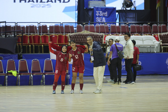 Timnnas Futsal Putri Indonesia di SEA Games 2025. Foto: Dok. Federasi Futsal Indonesia