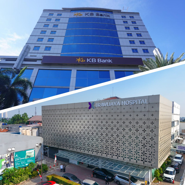 Gedung Pusat KB Bank dan Brawijaya Healthcare Group. Foto: Dok. KB Bank