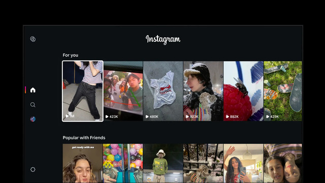 Instagram for TV diumumkan, bisa nonton Reels di layar televisi. Foto: Instagram