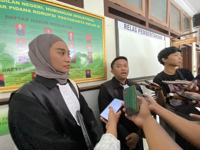 Penasihat hukum Sri Purnomo, Rizal. Foto: Pandangan Jogja/Resti Damayanti