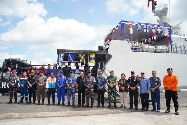 Operasi Pengamanan Objek Vital Nasional (Pamobvitnas) Kodaeral XII di Sungai Kapuas Pontianak. Foto: Ade Mirza/Hi!Pontianak
