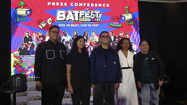 Andi Rianto dalam konferensi pers Batfest 2025. Foto: Dok. Istimewa