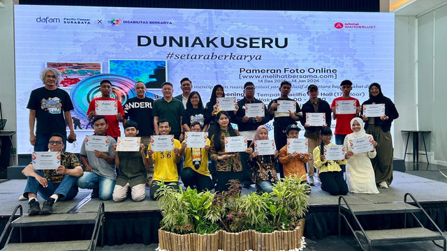 Hotel di Surabaya Beri Ruang Anak-anak Disabilitas Pamer Karya Fotografi