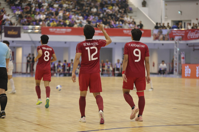 Timnas Futsal Indonesia melawan Timnas Futsal Thailand pada pertandingan final futsal Sea Games 2025 di Thailand. Foto: Dok. Federasi Futsal Indonesia