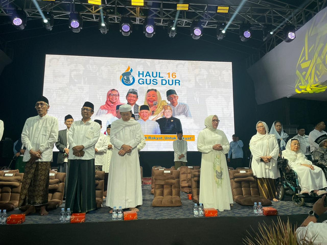 Suasana Haul ke-16 Gus Dur, di kediaman Gus Dur, Ciganjur, Jakarta Selatan, Sabtu (20/12/2025). Foto: Fadhil Pramudya/kumparan