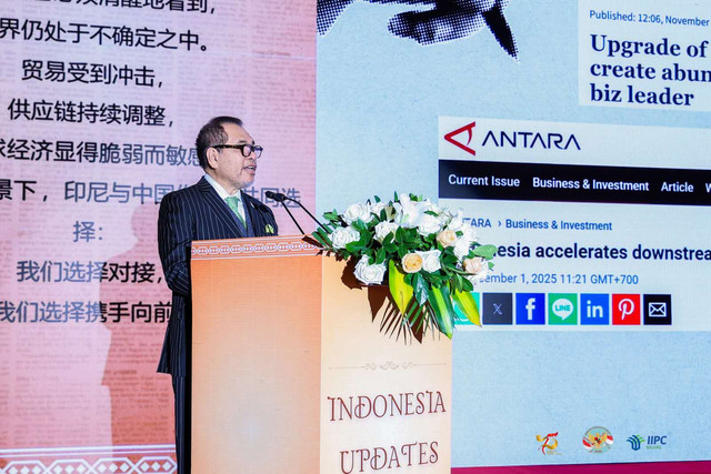 Kedutaan Besar Republik Indonesia (KBRI) Beijing menyelenggarakan kegiatan Update from Indonesia pada Jumat, 19 Desember 2025, di Beijing. Foto: KBRI Beijing